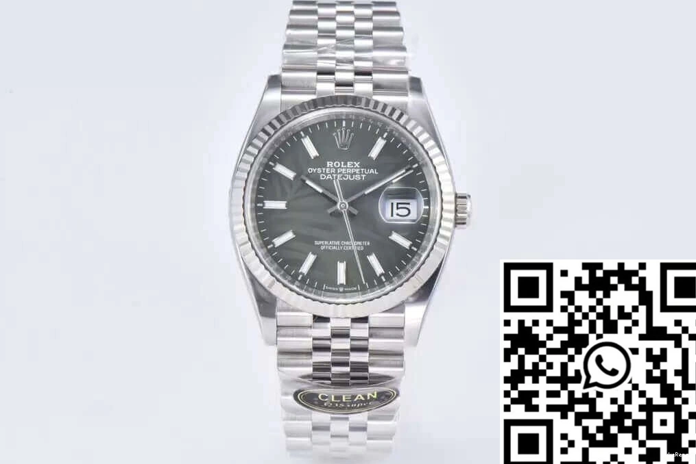 Datejust Stainless Clean Factory Rolex M126234-0047 Steel 36MM 1014
